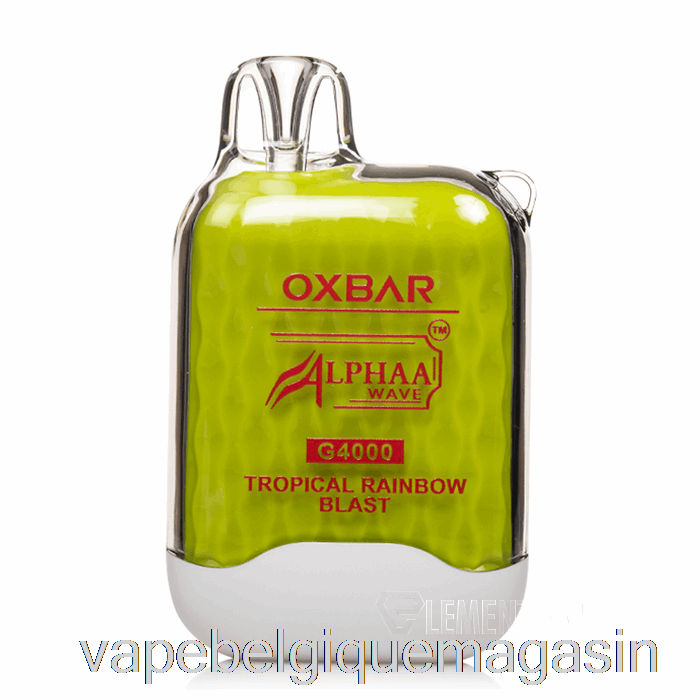 Vape Shop Bruxelles Oxbar G4000 Jetable Tropical Rainbow Blast